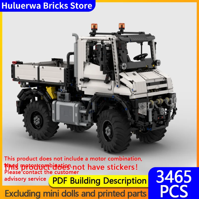 

Speed Racing Car Model MOC Building Bricks U535 Agrar Off-Road Truck Modular Technology Gifts Holiday Assemble Children Toy Suit