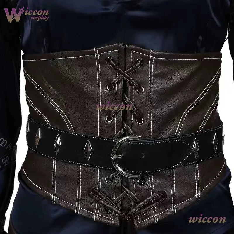 أزياء الباندا Witcher3 Yennefer of Vengerberg Janka Jenny التأثيرية أزياء الهالوين للنساء البالغات أزياء السراويل البدلة المعرض الزي شعر مستعار