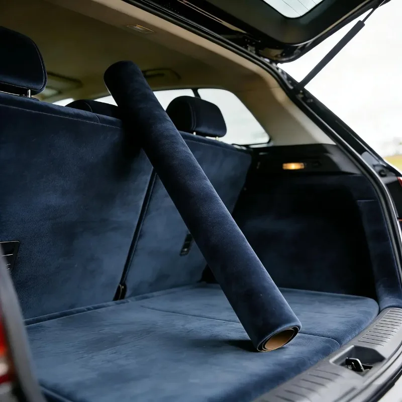 

Large Size Four-sided Elastic Suede Leather Sticker Self-adhesive Suede for Car Interior Jewelry Box Furniture Leather Sticker