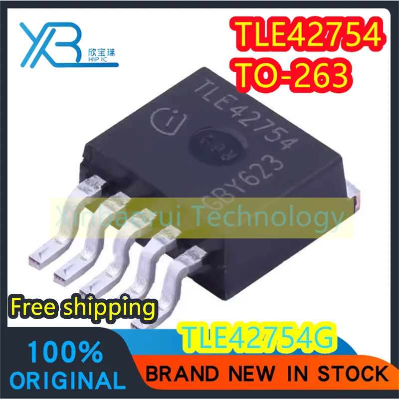 (5/50pieces) TLE42754G TO-263-5 low dropout voltage regulator Brand new original TLE42754 Consumer electronics Free shipping