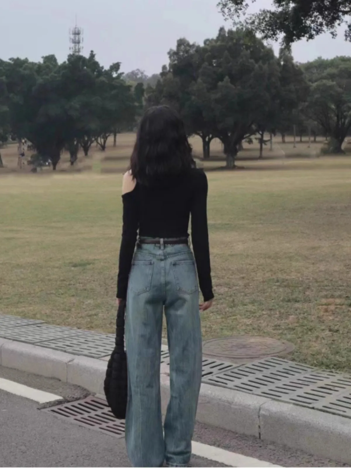 Sweaters Jumpers Pullovers Women European Style Half Turtle Oversize Solid BF Y2K Business Meeting Professional Modern Simple OL