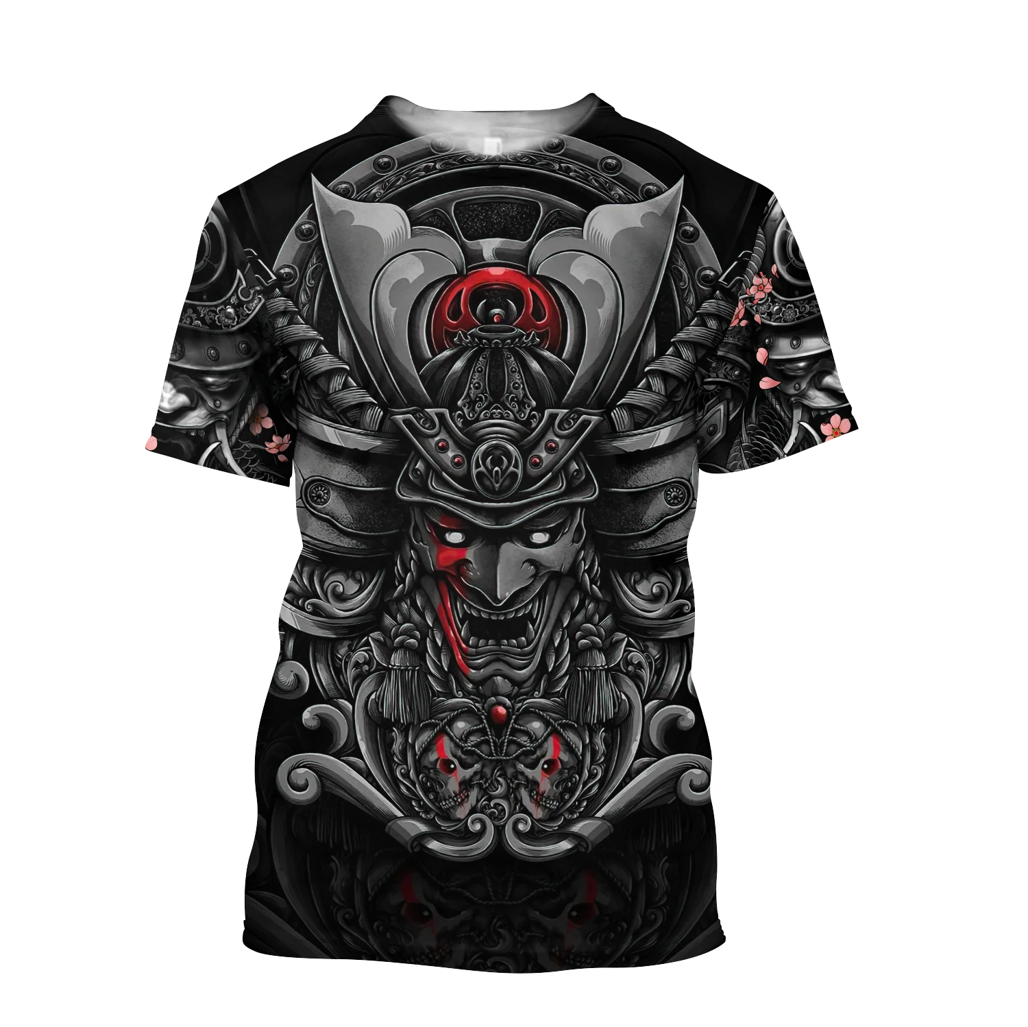 Summer Fashion Men Samurai graphic t shirts Personality Casual Cool Trend Printed Tees Oversized O-neck quick-drying t-shirt Top