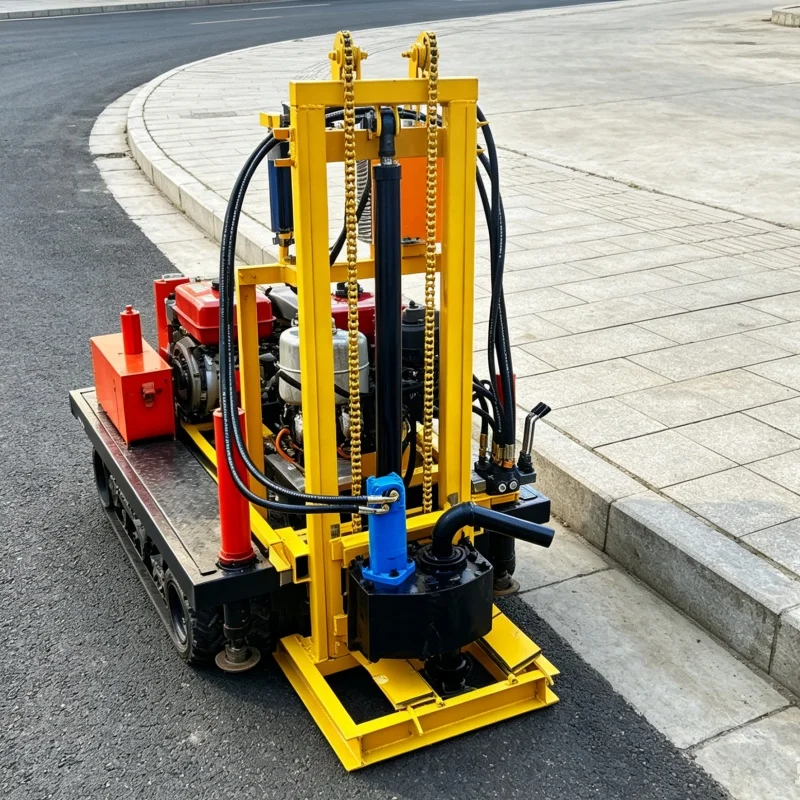 Customized Fully‑automatic Controlled Crawler Water Well Drilling Rig, Diesel‑powered Water Well Construction Equipment