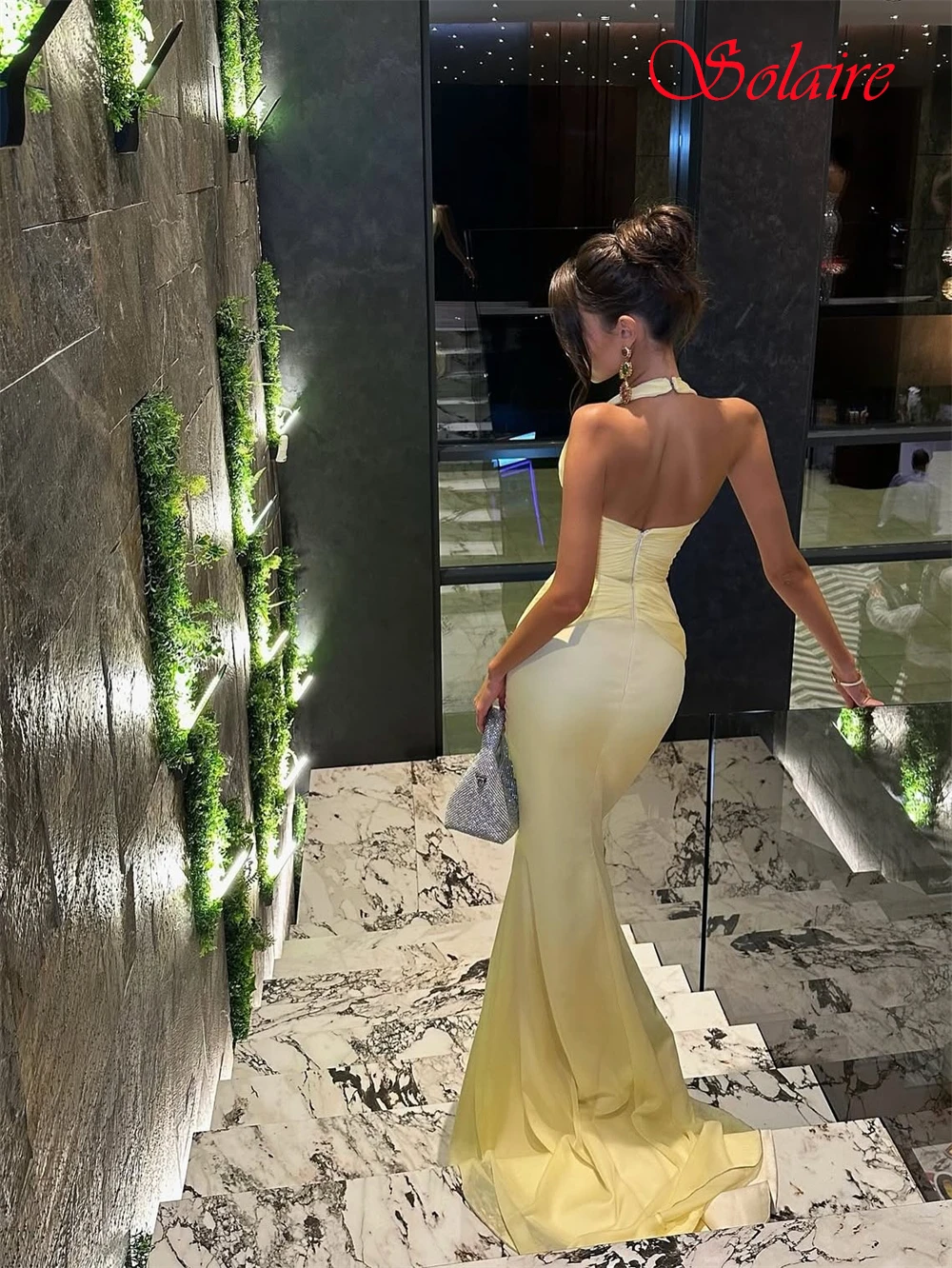 

Customized Graceful Halter Evening Dress and Exquisite Chiffon Special Occasion Gowns and Temperament Sleeveless Party Dresses