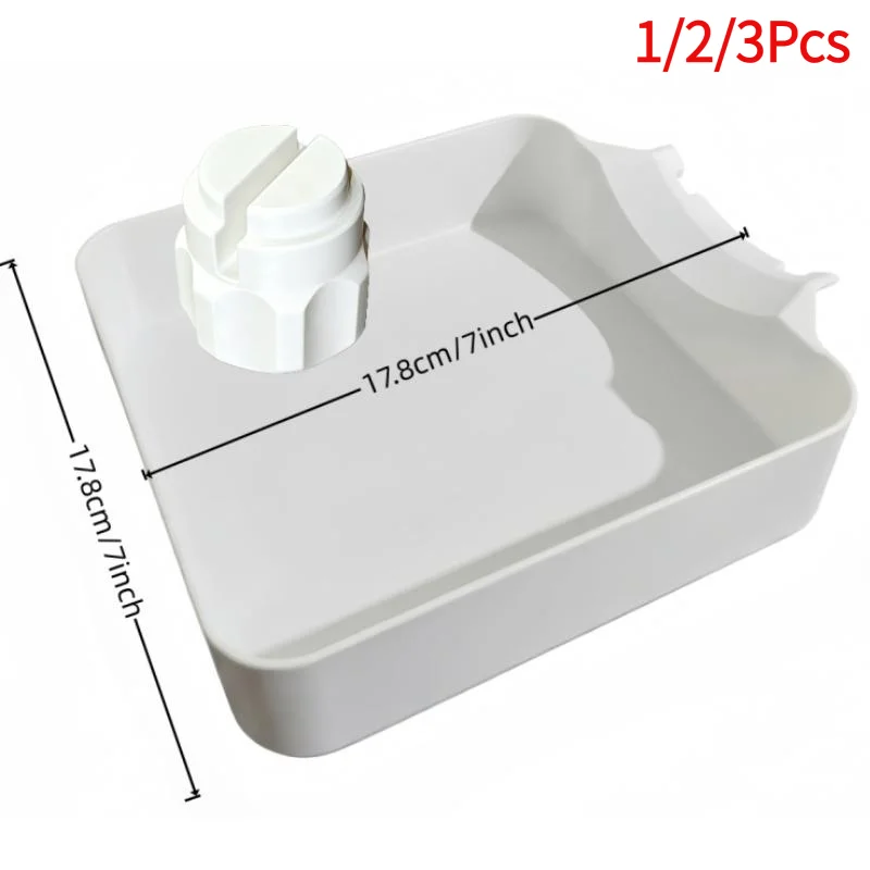1Set Washing Machine Drain Tray, Leakproof Water Collection Design, Prevents Floor Overflow During Filter Cleaning, Laundry Tool