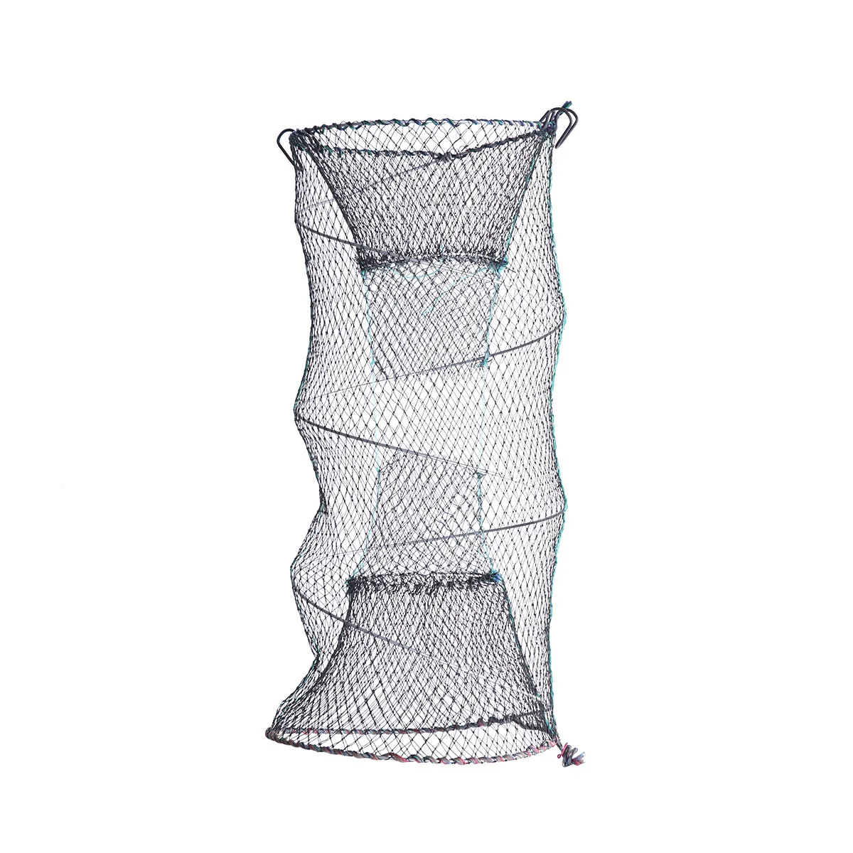 

Foldable Telescopic Shrimp Fishing Net Trap Triple Mesh Portable Landing Net for Crab Lobster Prawn Minnow Crayfish