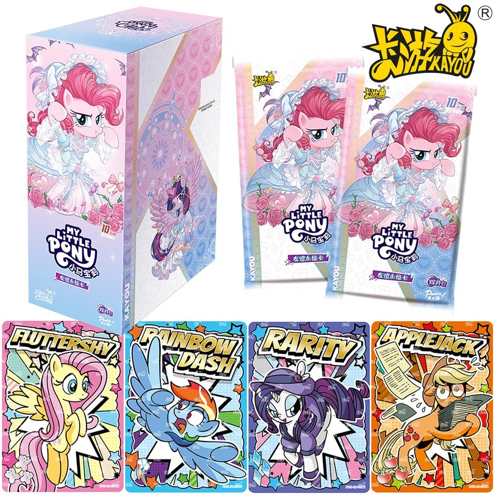 

Kayou Original My Little Pony Коллекционная карта Популярный главный герой Starlight Glimmer Rainbow Dash Креативная архівная карта Игрушка в подарок