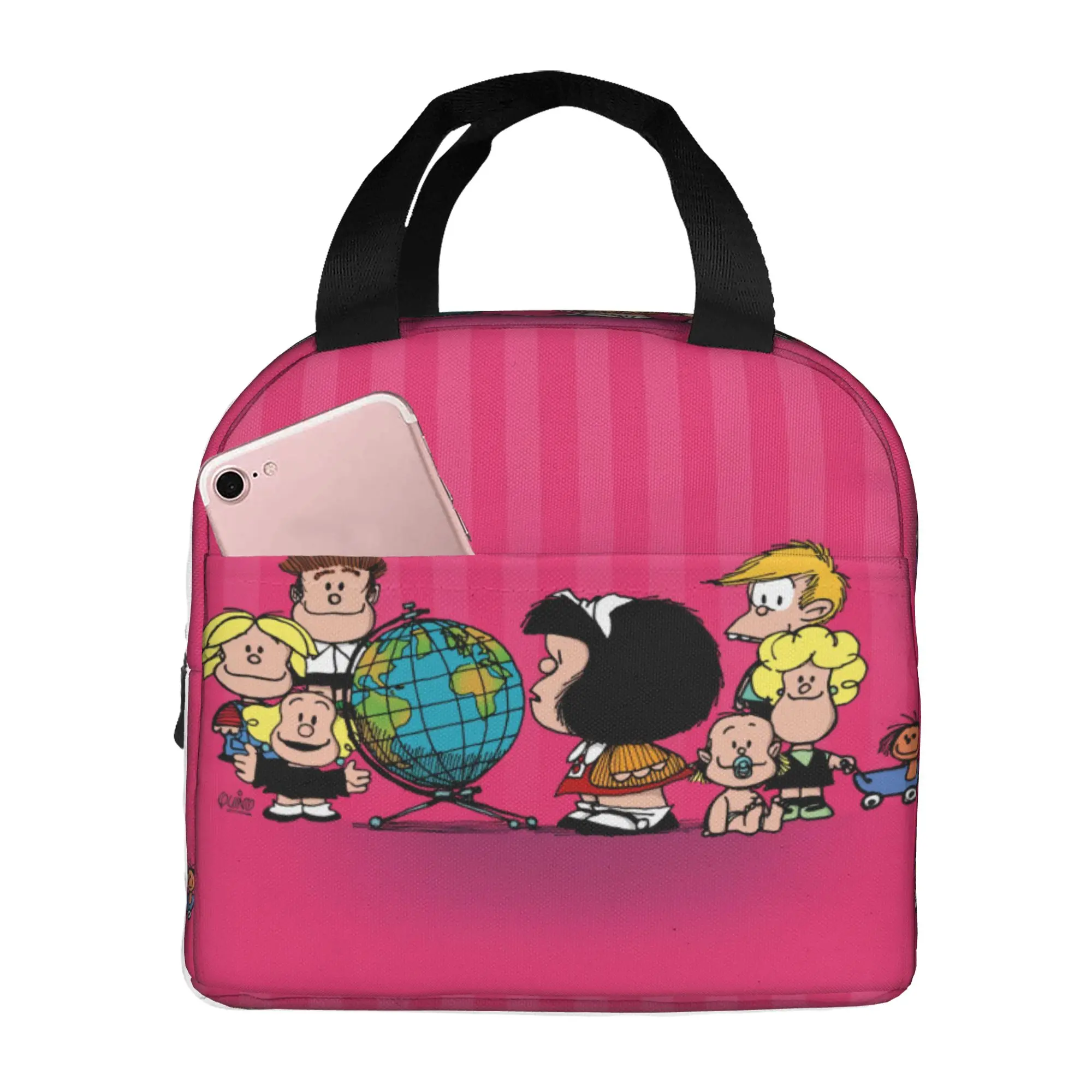 M-Mafaldas Resuable Lunch Boxes for Women Multifunction  Cooler Thermal Food Insulated Lunch Bag Office Work