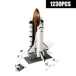 Technical Apollo 10231 Saturn Space Shuttle Bricks Compatible Building Blocks Toys for Kids Birthday Christmas Gifts