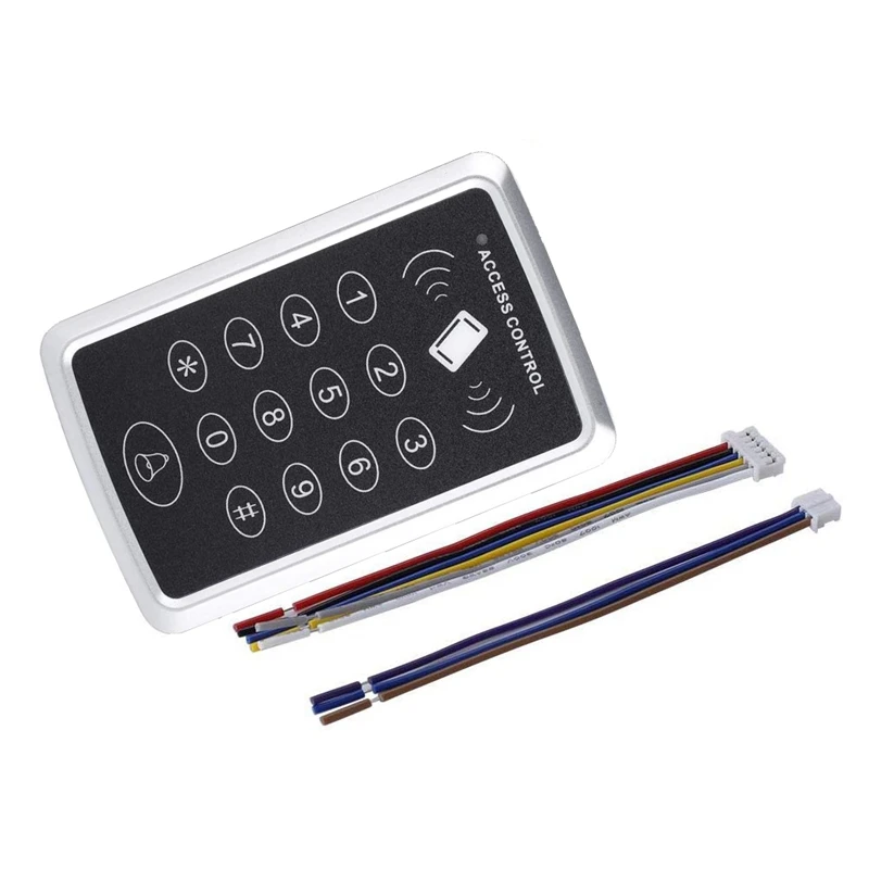 Imagem -06 - Controlador com Painel Digital Leitor Rfid Teclado Leitor de Cartão Home Security Door Lock System T119 125khz