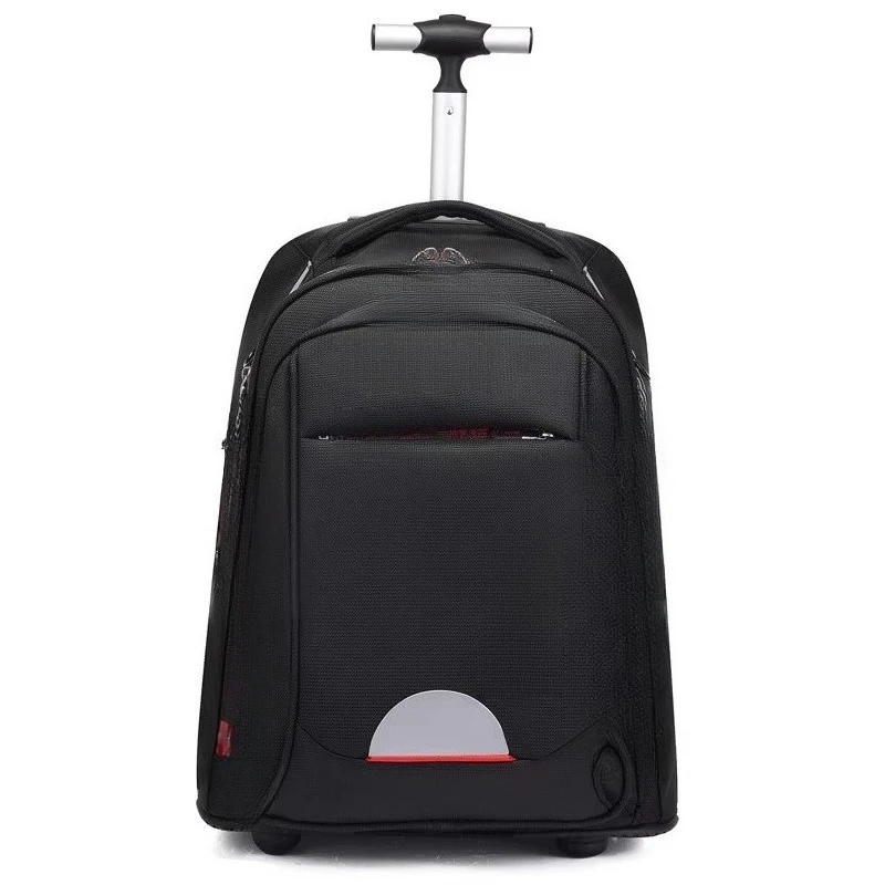 

Tie rod schoolbag, large capacity, climbing men and women, waterproof and silent large wheels, backpack.