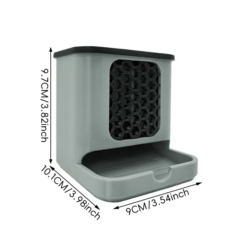 

For Neat Storage And Easy Access Honeycomb Cotton Swab Box Featuring Honeycomb Front Window Design