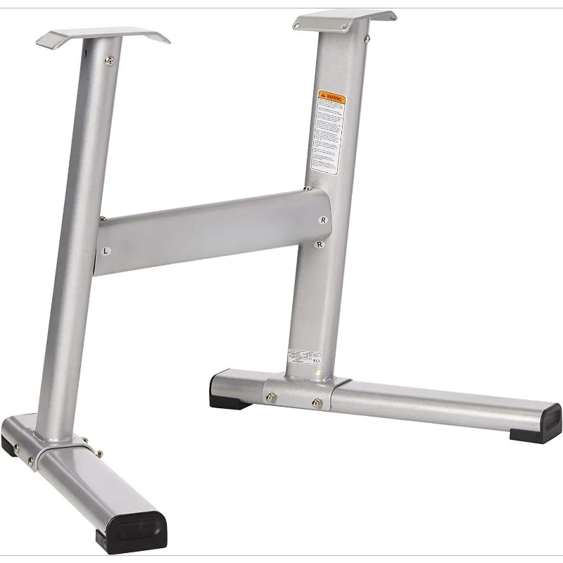 Haltère réglable sur support de poids