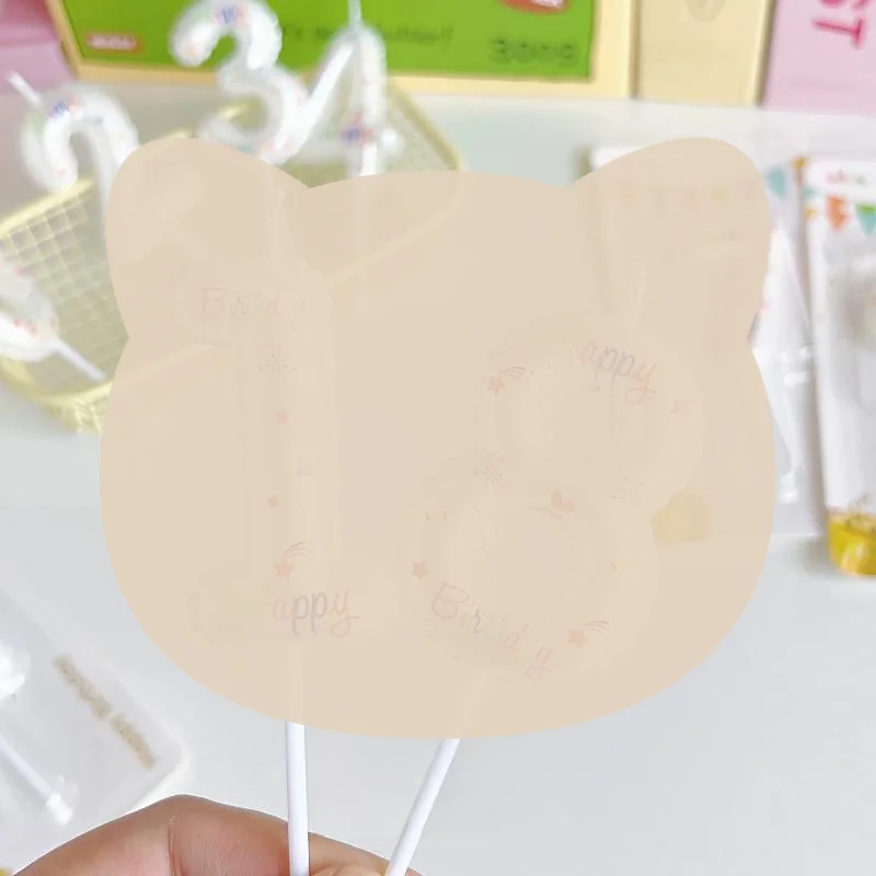 Smokeless Birthday Digital Candle Balloon Style Food Grade Cake Topper for Birthday Party Friend Gathering Decor Supply