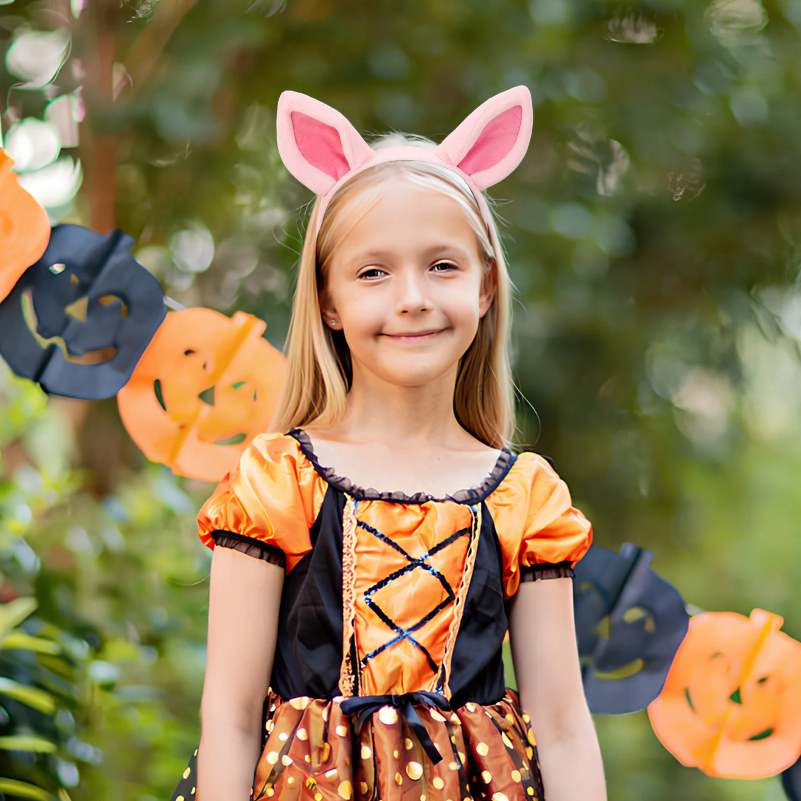 

Pink Pig Ear Headb Elastic One Size Fit Most Kids Adult Festival Costume Accessory Halloween Party Supplies Soft Comfortable