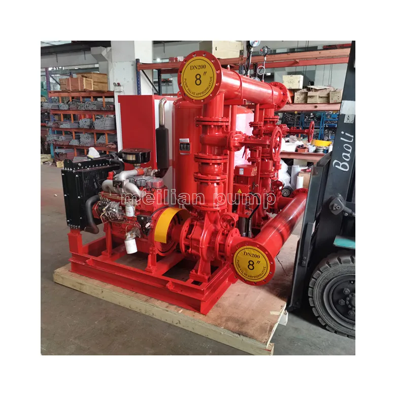 

Marine Engine Driven Seawater Emergency Firefighting Pump with Flange Ends