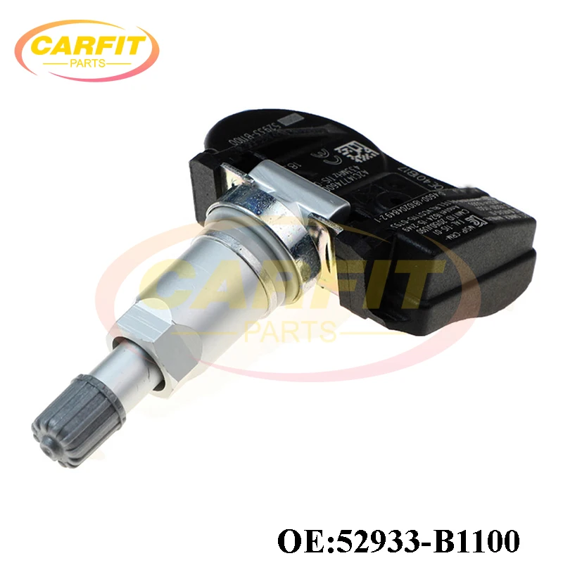 New OEM 52933-B1100 52933B1100 TPMS Tire Pressure Sensor For Hyundai Santa Fe Equus Genesis Accent Kia Sorento Rio Carens Ceed