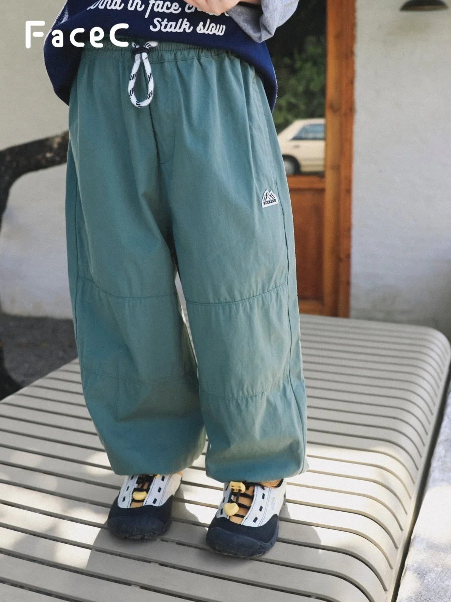 Pure Cotton Children's Clothing Spring Autumn New Style Lightweight Breathable Outdoor Wear Resistant Trousers for Girls