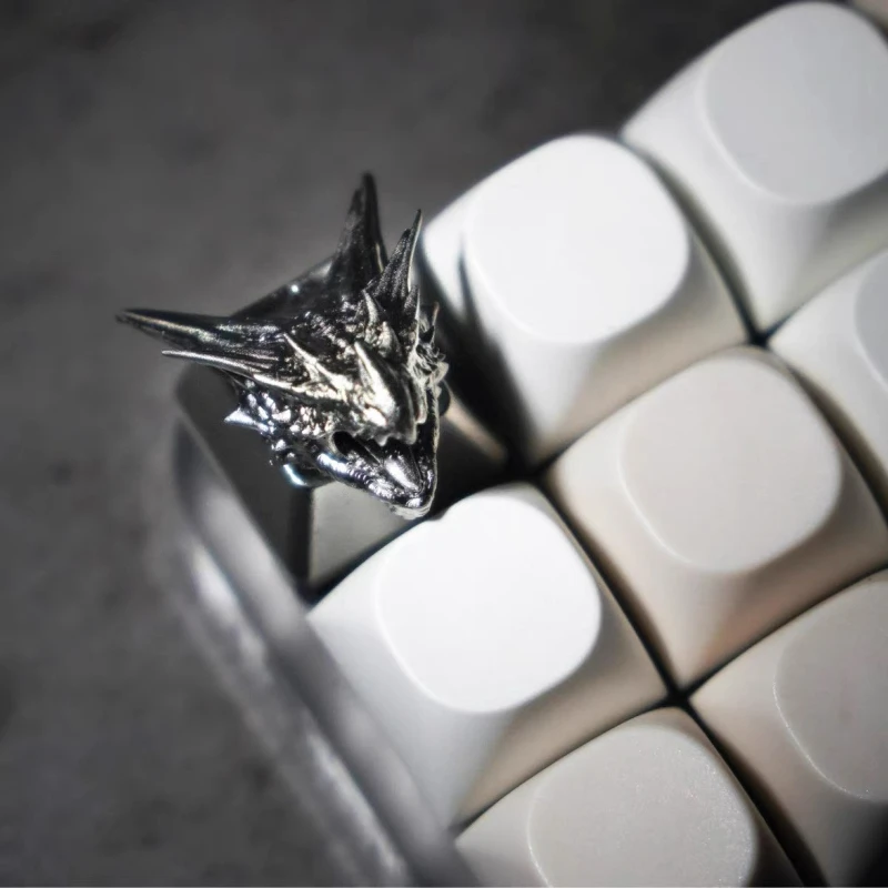 MonsterHunter Dragon Anime Artisan Point Keycaps 3D Customization Handmade Gaming Decoration KeyCap for Mechanical Keyboard Gift