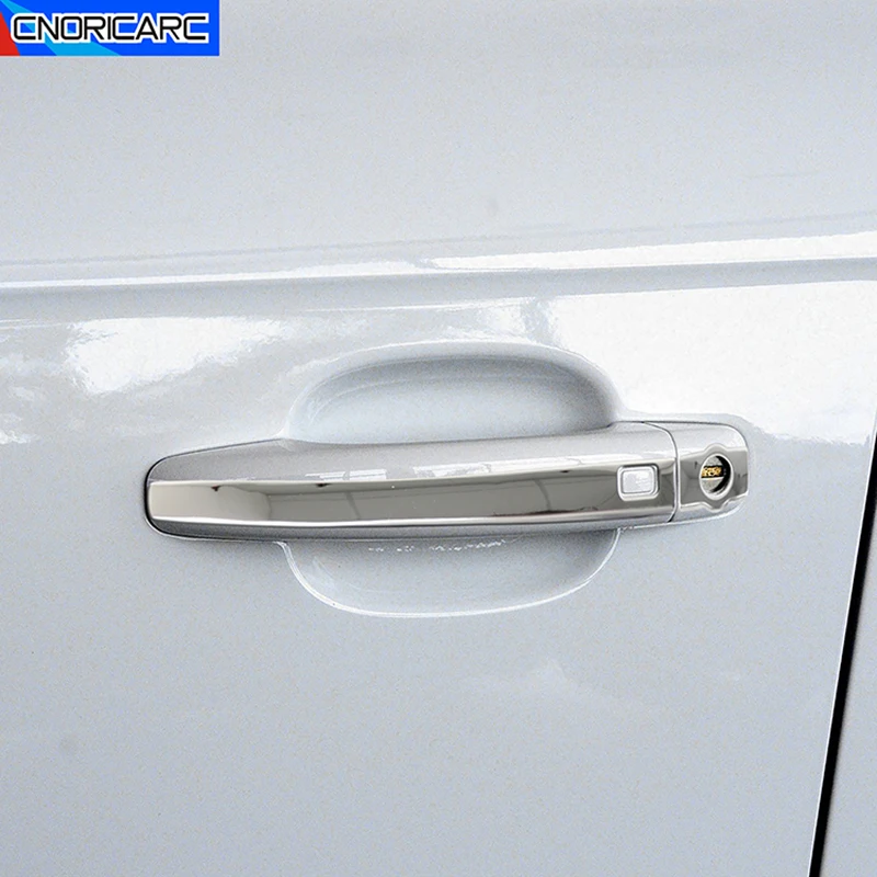 

Car Door Pull Handles Panel Decoration Cover Sticker For Audi A4 B8 Q3 Q5 2010-16 Stainless Steel Trim Auto Exterior Accessories