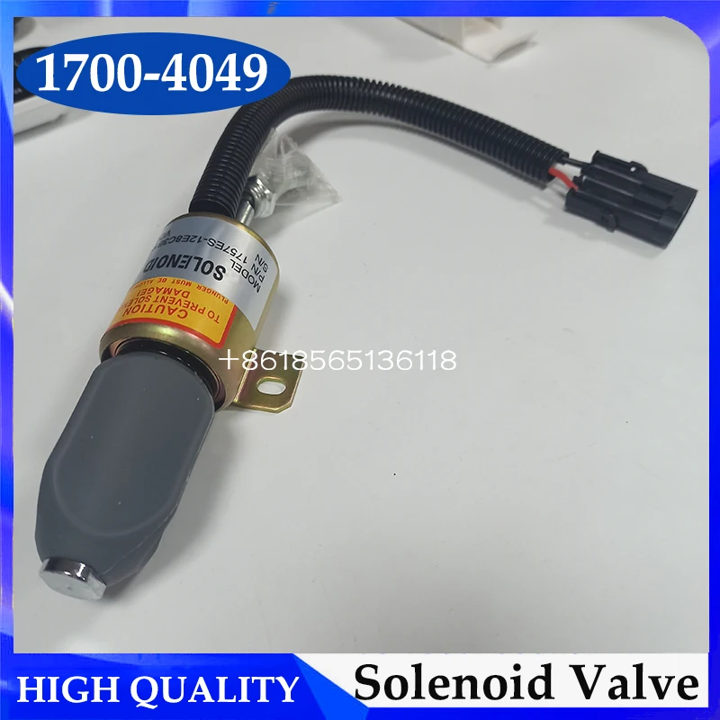 12V Shut Down Solenoid Valve 1757ES-12E8UC3B1S2 1700-4049 1757ES12E8UC3B1S2