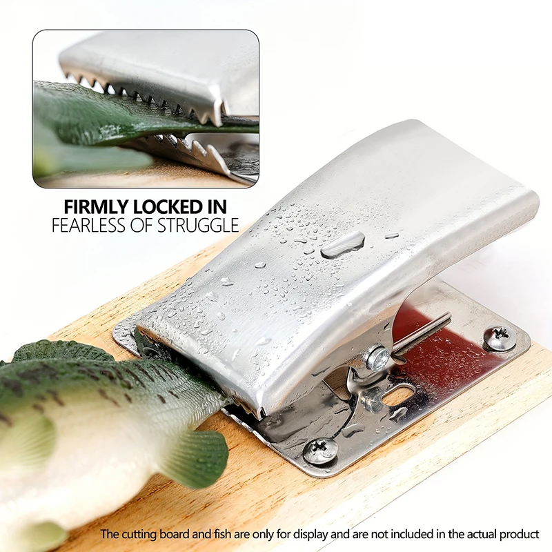 Taşınabilir kaymaz Balık Denetleyici Balıklara Zarar Vermez Paslanmaz Çelik Balık Kelepçesi Balık Yakalama Pensesi Çok Fonksiyonlu FishingGear