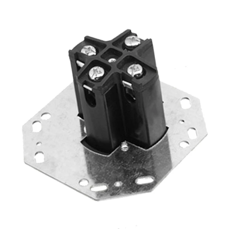 High Capacity 4 Prong Outlet Metal Housing with Universal Compatibility