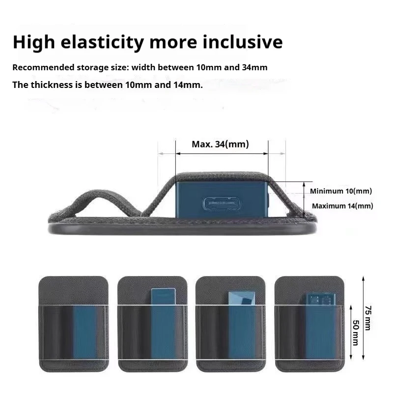 Estuche de almacenamiento elástico magnético Magsafe, auriculares DAC de bolsillo para Dignis Lepic