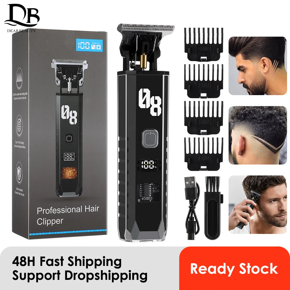 

Электрическая машинка для стрижки волос и бороды для мужчин, триммер-триммерница для бритья