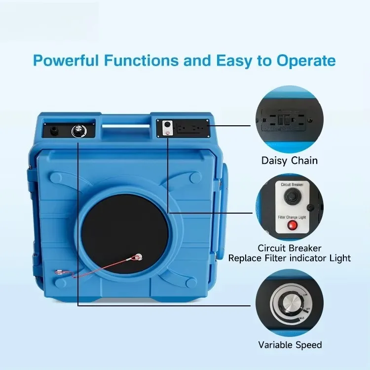 

New Electric Air Scrubber High Volume Plastic Engine Core Component for Manufacturing Plant Use - Industrial Grade