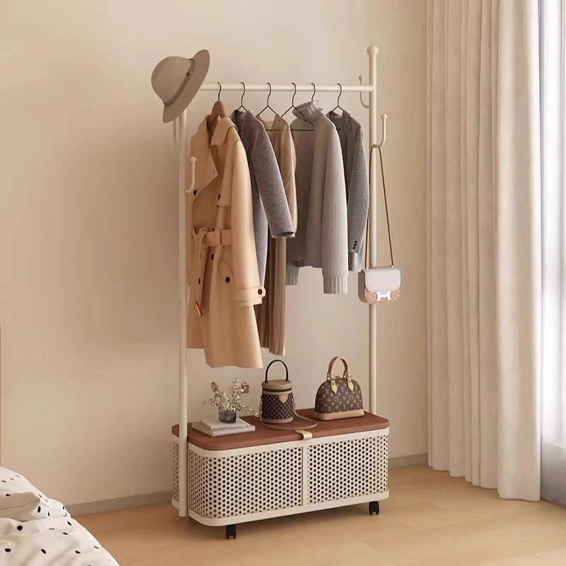 

Open Wardrobes Racks Cheap Minimalist Organizer Standing Storage Space Saving Coat Racks Hotel Trendy Porte Manteau Furniture