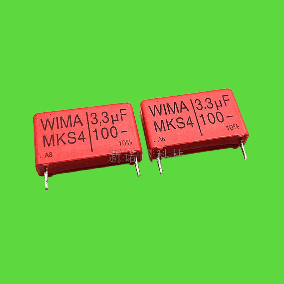 

10 шт./100 В 335 3,3 мкФ 100 В 3U3 MKS4 шаг 22,5 аудио конденсатор