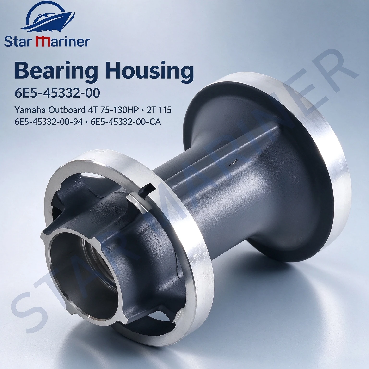 Boat Engine Bearing Housing 6E5-45332-00 For Yamaha Outboard 4T 75-130HP 2T 115HP 6E5-45332-00-94 6E5-45332-00-CA