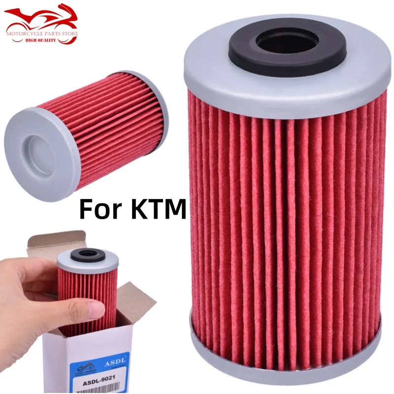 

Oil Filter For KTM 125 250 620 625 640 690 Duke 200 RC 390 Adventure 400 SX MXC EXC 400xc 450 SMR 520 525 540SXS 620EXE EGS