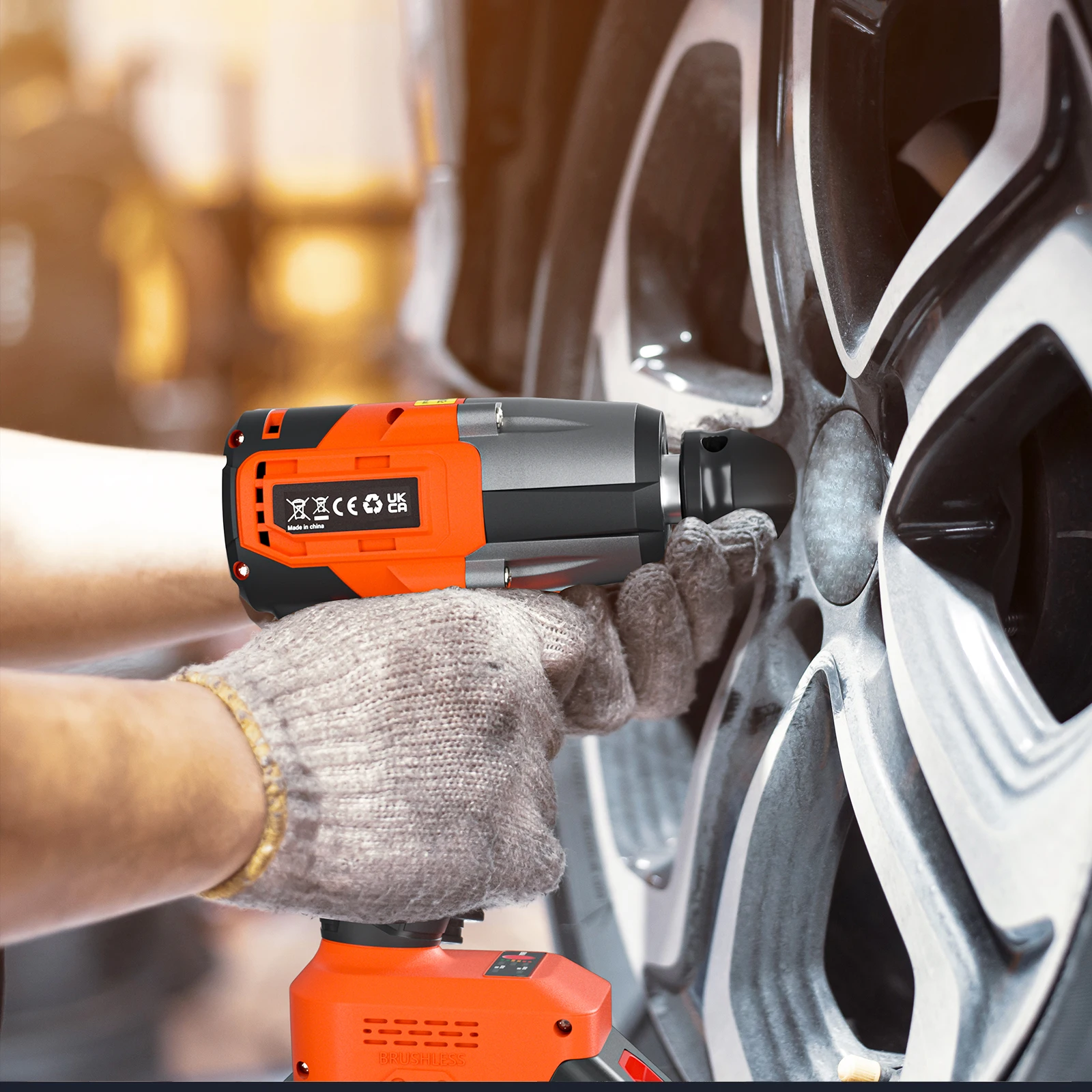 Accuschroevendraaier Boormachine Borstelloze slagmoersleutel Comboset 25+1 koppel 2 snelheden LED, verwijdergereedschap met opbergkoffer