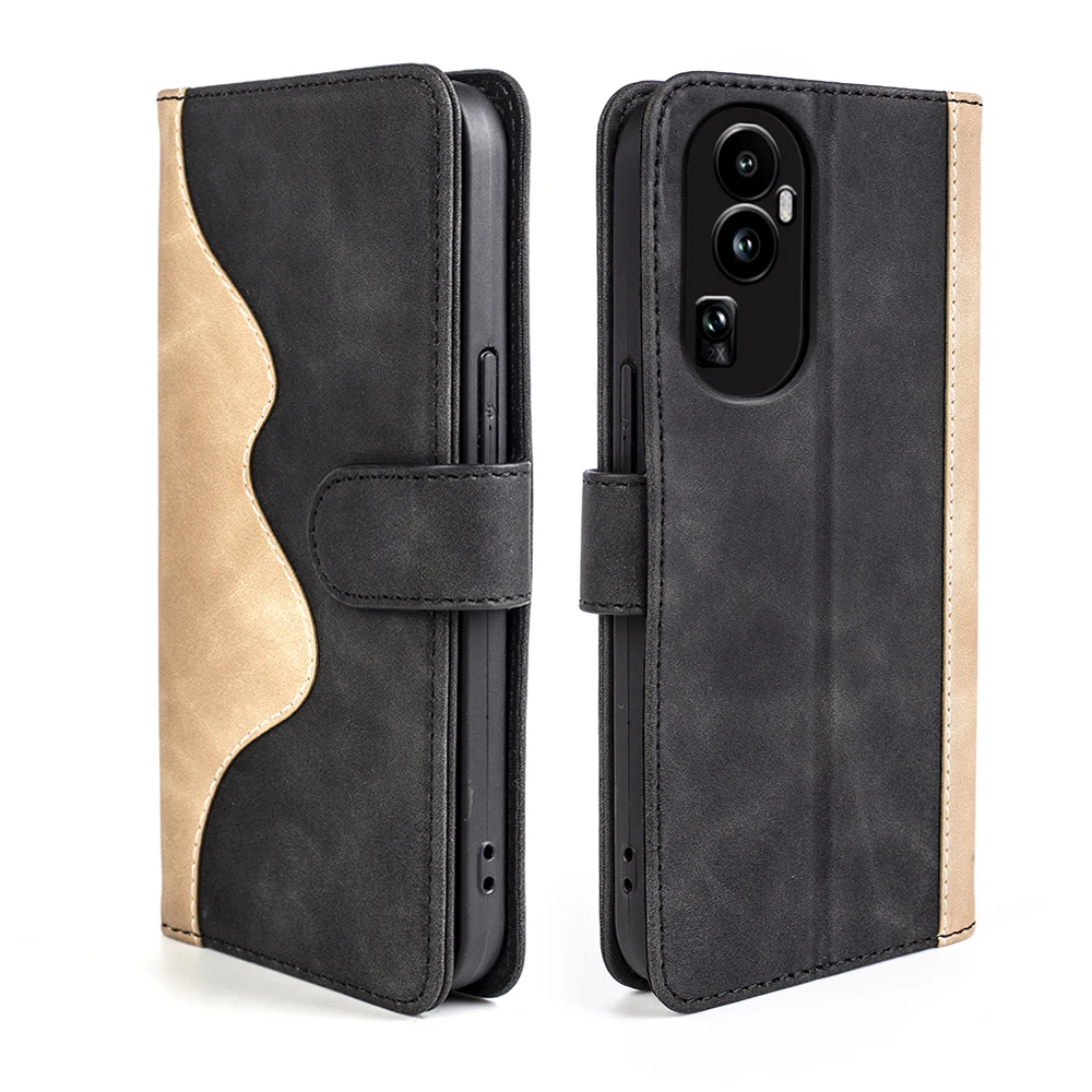 Funda de cuero a prueba de golpes para teléfono, tarjetero Popular para OPPO Reno 10 Pro Plus 9 Pro 8T 7 Lite