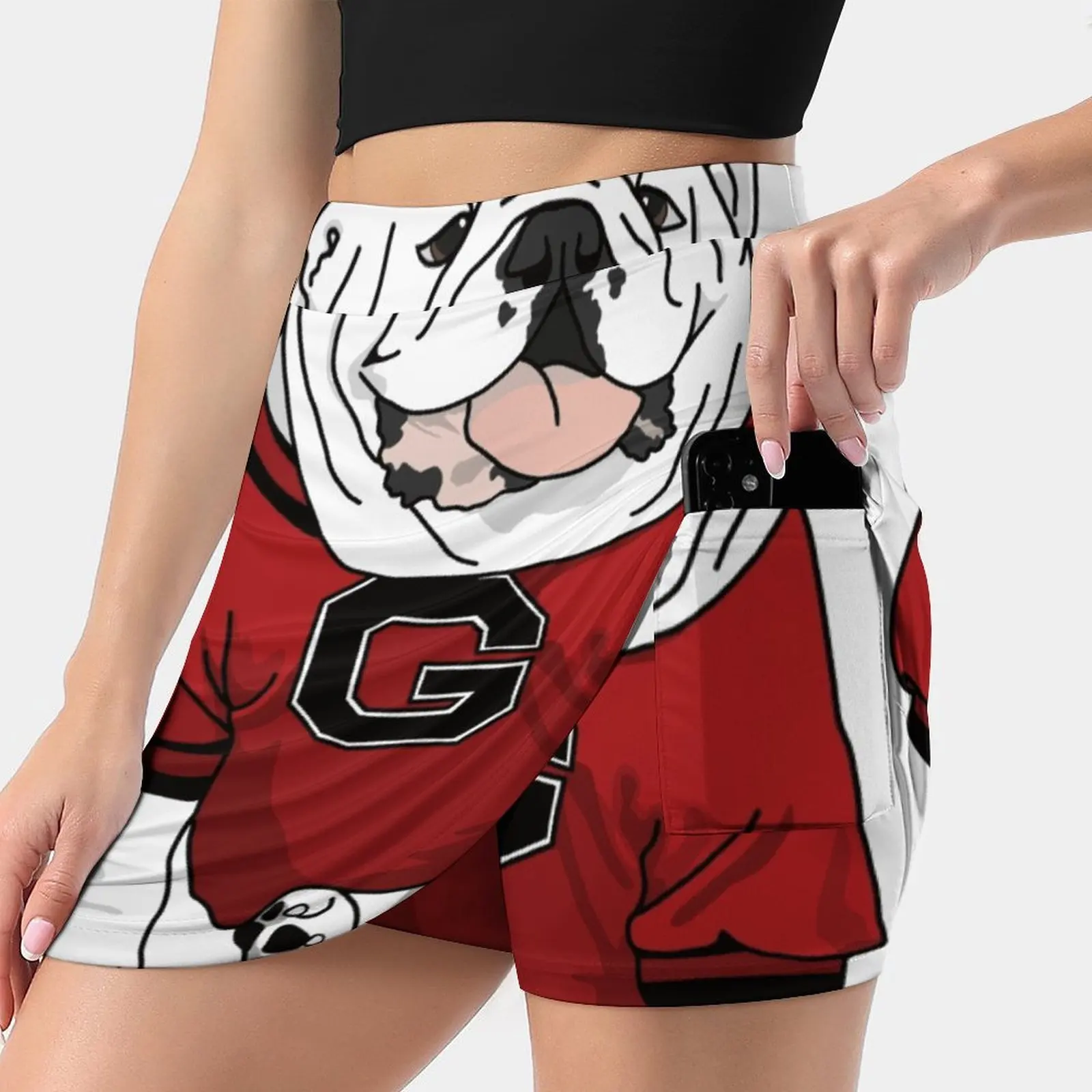 Uga Bulldog Women's skirt Aesthetic skirts New Fashion Short Skirts University Of Georgia Uga Go Dawgs Football Mascot Athens