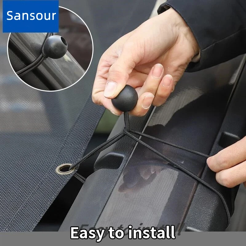 Car Top UV Sun Protection Mesh Sunshade Cover for Jeep Wrangler JL 2018 2019 2020 2021 2022 2023 Insulation Net Accessories