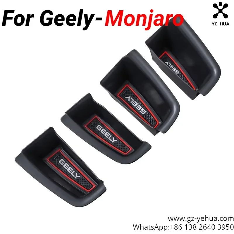 For GEELY Monjaro Manjaro Xingyue L KX11 2022 2023 Car Door Storage Box Automotive Modification Decoration Accessories