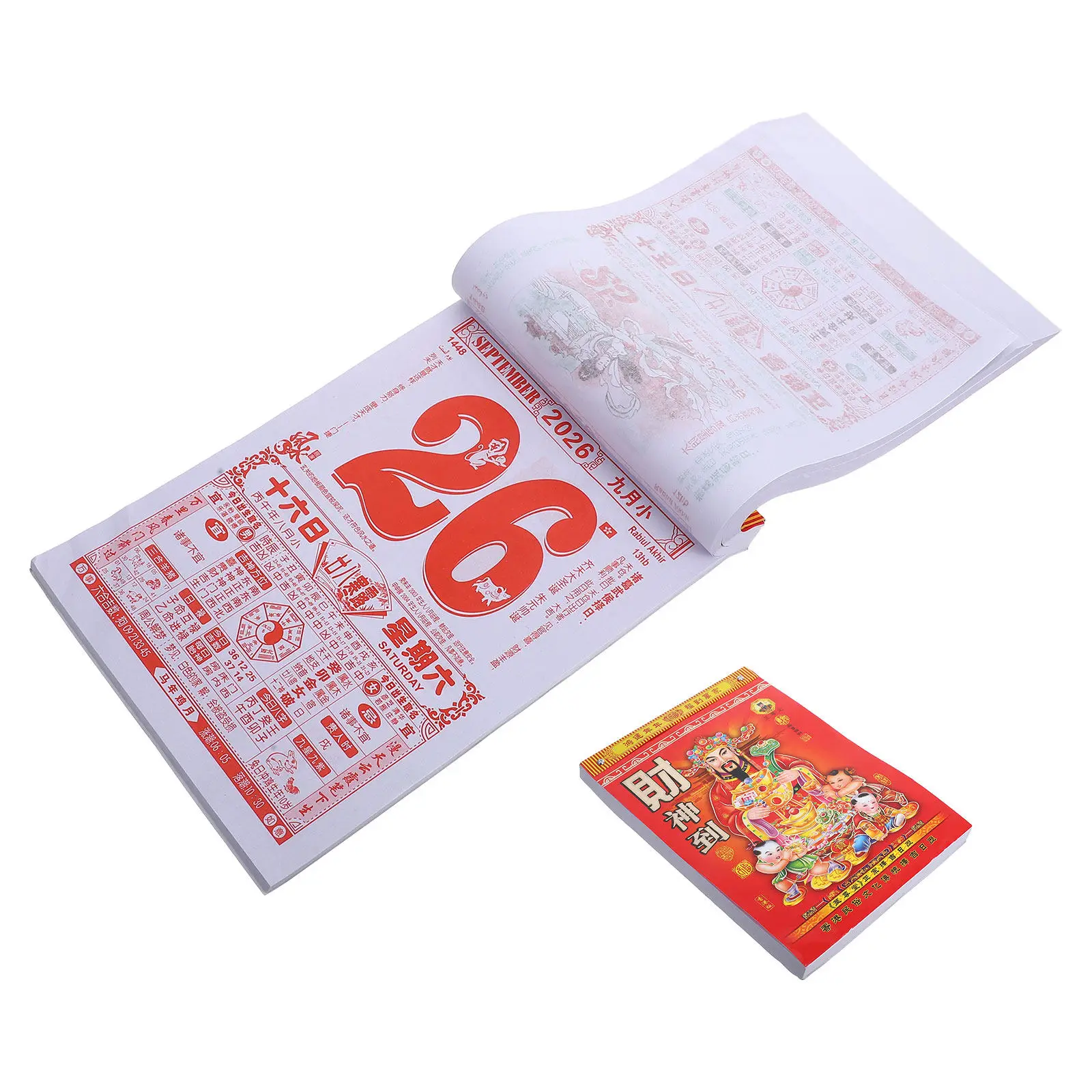 

Flip Schedule Planner Monthly Wall Calendar Traditional Lunar Hanging Chinese Date