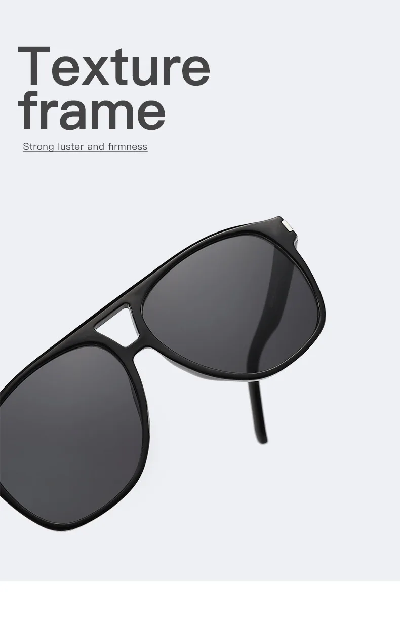 Luxus Marke Designer Großen Rahmen Pilot Sonnenbrille Frauen Für Männer Trend Sonnenbrille Vintage Punk Shades Beliebte Brillen UV400 – Detail 3