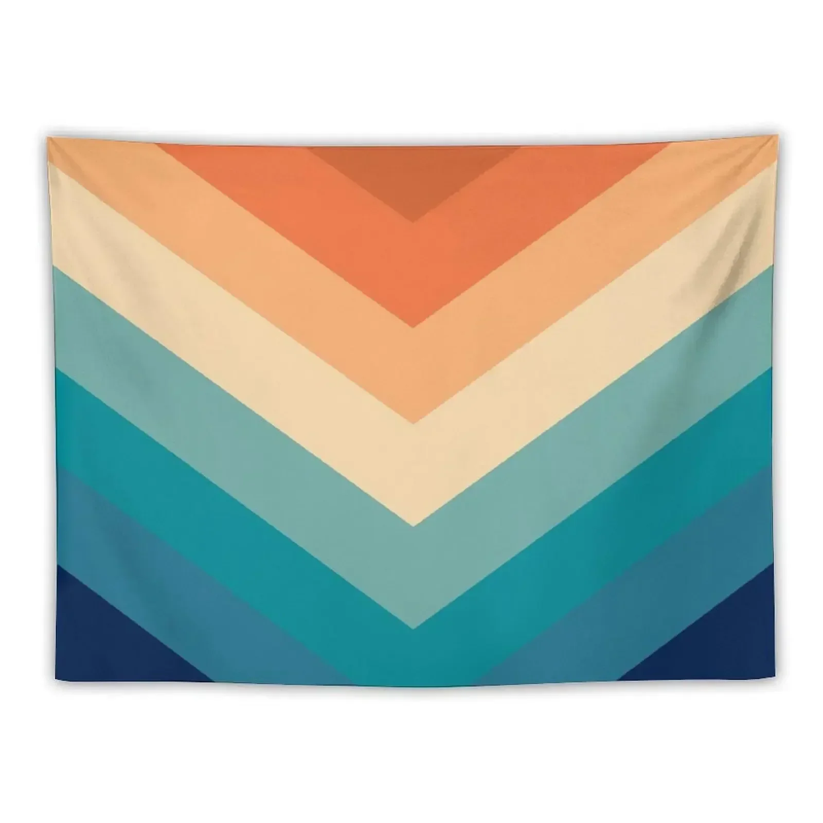 

Retro Summer Chevron #1 #minimal #decor #art Tapestry Decorations For Your Bedroom Christmas Decoration Tapestry