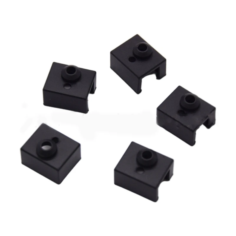 

3D Printer Part Heater Block Silicone Cover Sock Heat MK7/MK8/MK9 Hotend For Ender 3 S1 Pro Ender 3 V2 CR10 Series