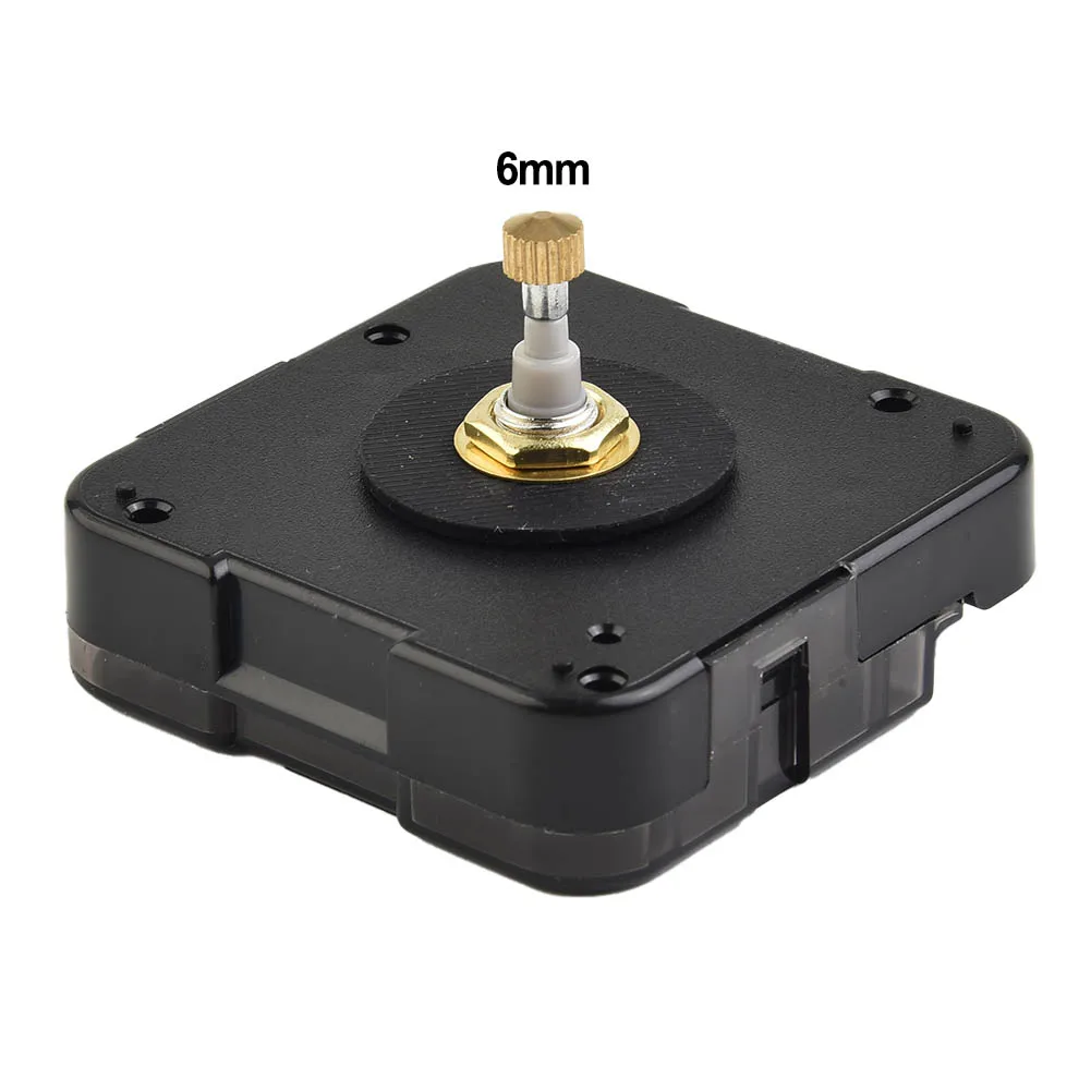 6mm Thread Replacement Tools Repair Accessories Battery Powered Clock Movement High Torsion Plastic Large Convenient