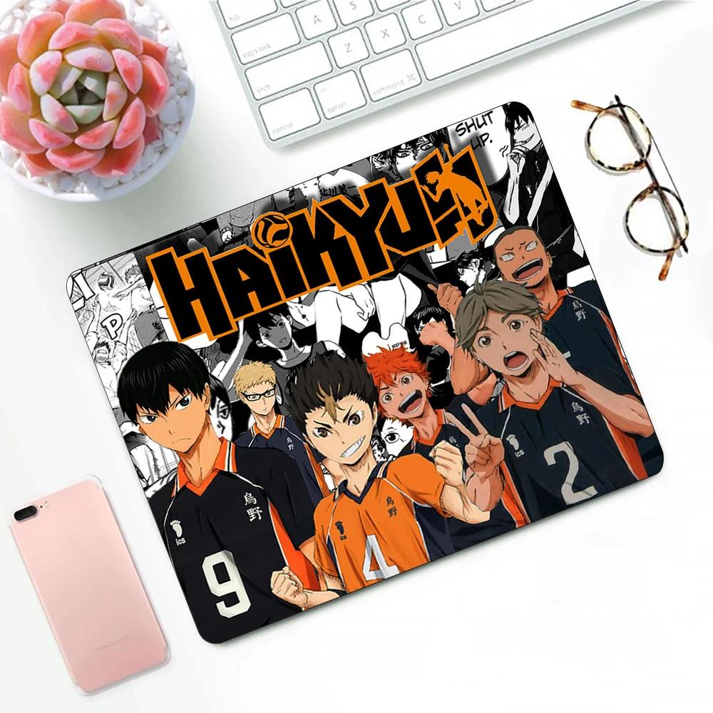 Anime Boy Volleyball Haikyuu Gaming Mouse Pad XS Small Mousepad For PC Gamer Desktop Decoration Office Mouse Mat Deskmat Rug