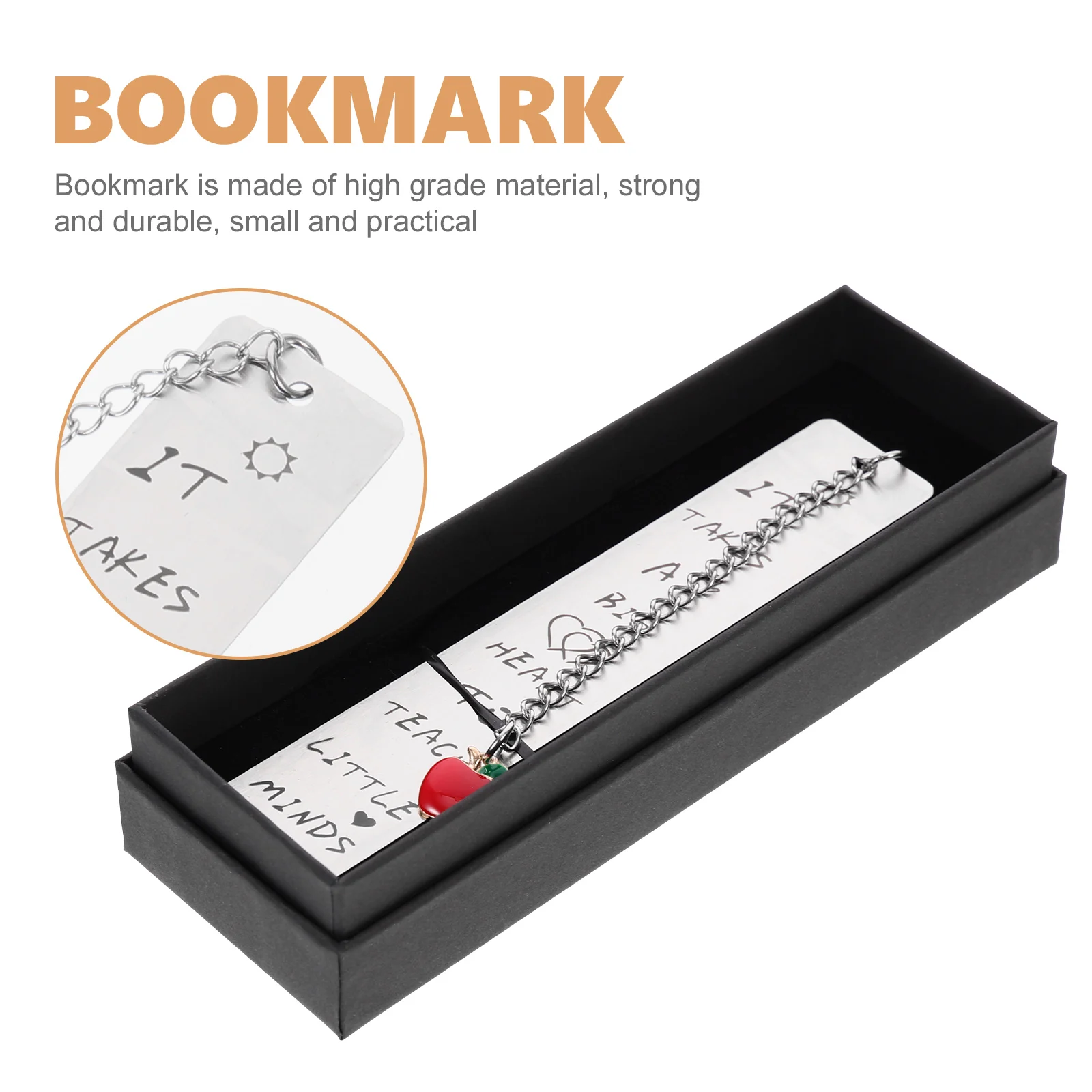 

Stainless Steel Bookmark Exquisite Student Book Marking Tool Page Marker Office Accessories School Supplies Reading