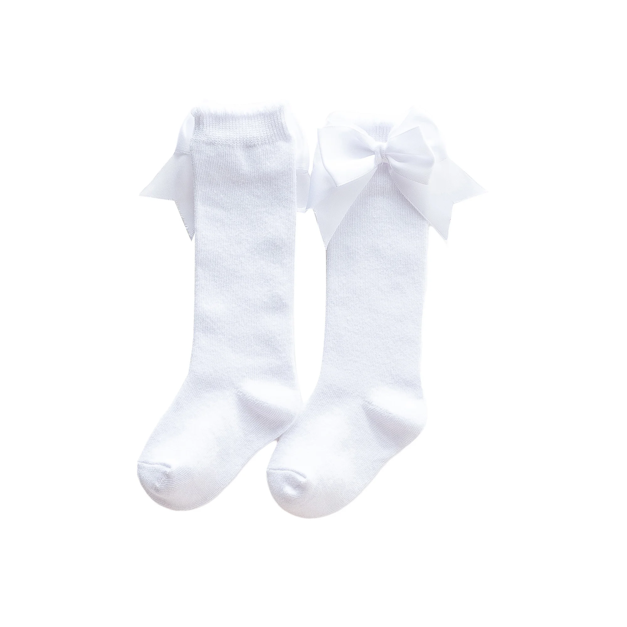 Baby Baby Mädchen unter Knies trümpfen niedlichen Bogen Baumwolle Baby Kleinkind Bowknot einfarbige Socken Kind atmungsaktive Socke 0-2y