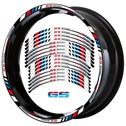 Motorrad zubehör reflektierende Rad Reifen Modifikation Aufkleber Nabe Aufkleber Felgen streifen Wasserhahn für BMW G310gs R1250gs F750gs F800gs