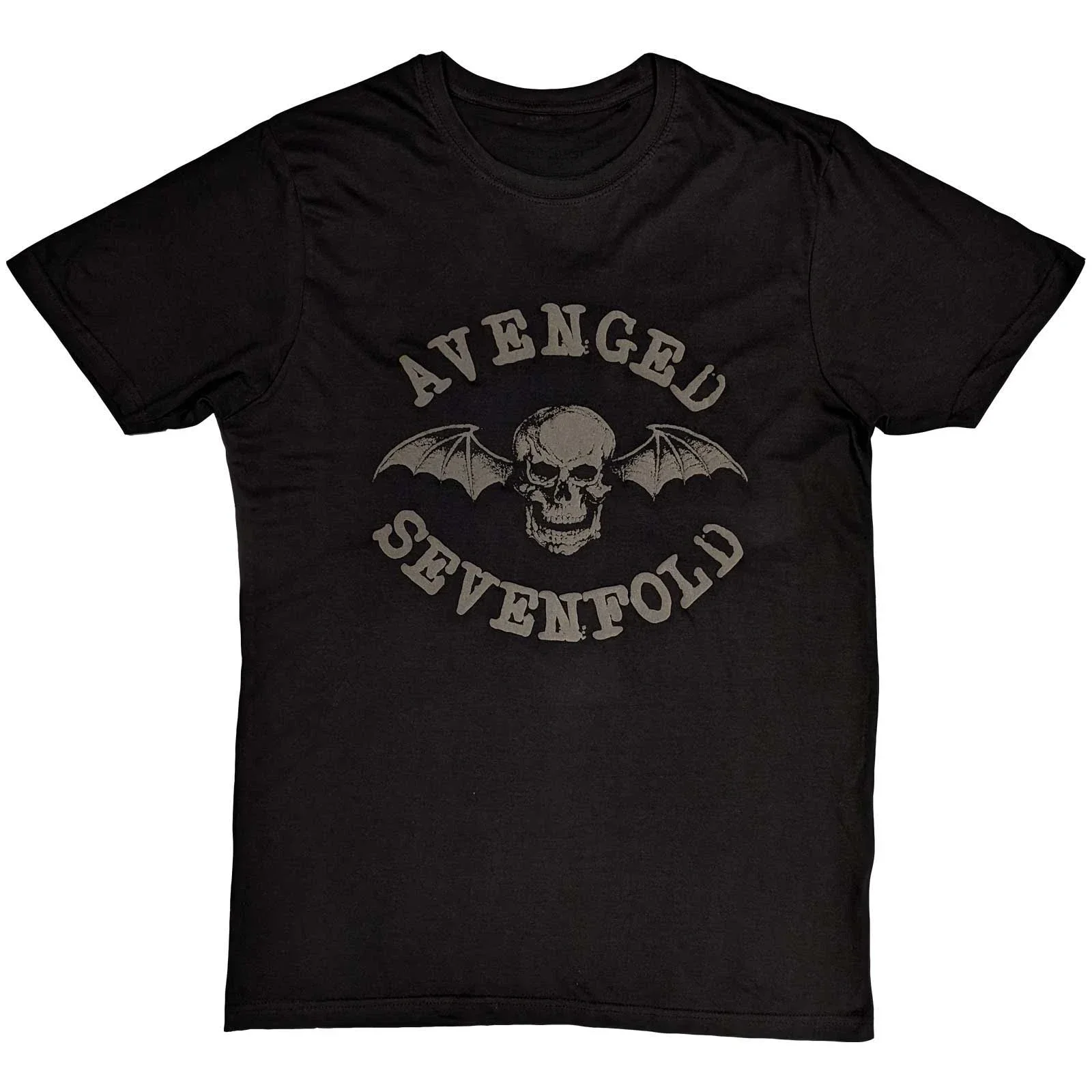 Classic Death Bat Avenged Sevenfold Band T-Shirt Cotton Graphic Tee Men Women Streetwear Retro Hip-Hop Casual Shirt Women's Tee