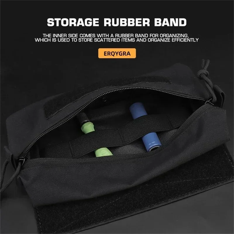 ERQYGRA Tactical Hunting Bag Chest Drop Pouch Vest Magazine Molle System Airsoft Paintball Accessories CS Shooting Equipment